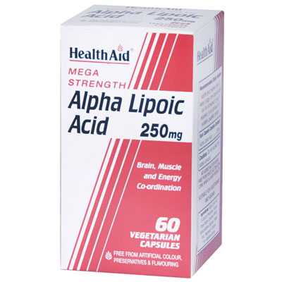 Health Aid Alpha Lipoic Acid 250mg 60Caps