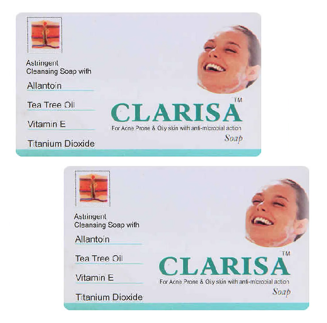 Clarisa Soap 75gm Pack Of 2