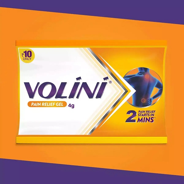 Volini Pain Relief Gel 4gm Pack Of 5