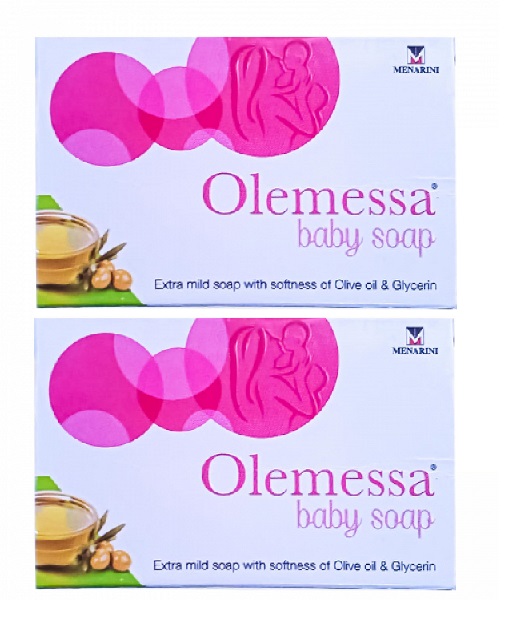 Olemessa Baby Soap 75gm  Pack Of 2