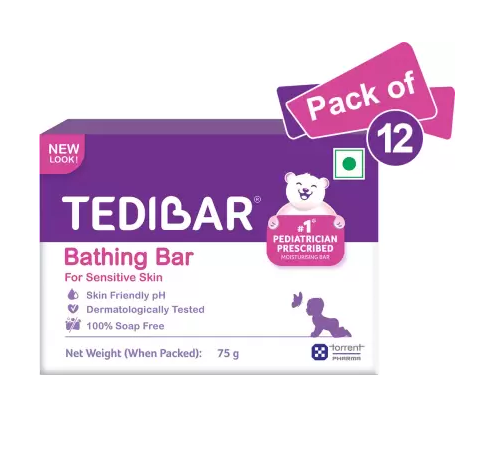 Tedibar Bathing Bar 75gm Pack Of 12