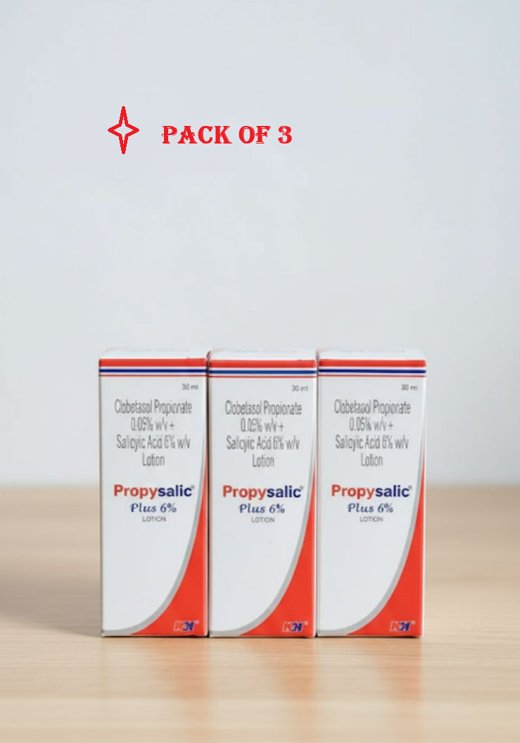 Propysalic Plus 6 Lotion pack of 3