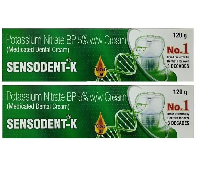 Sensodent K Medicated Dental Cream 120gm Pack Of 2