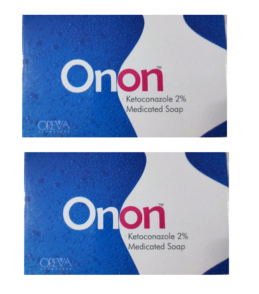 Onon Ketoconazole 2 Percent Medicated Soap 75gm Pack Of 2