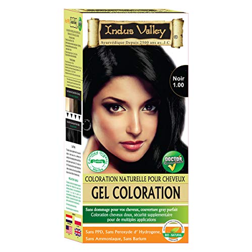 INDUS VALLEY Gel Hair Coloration NOIR 1 PACK OF 2