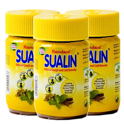 Hamdard Sualin Natural Cough And Cold Remedy Tablets pack of 4