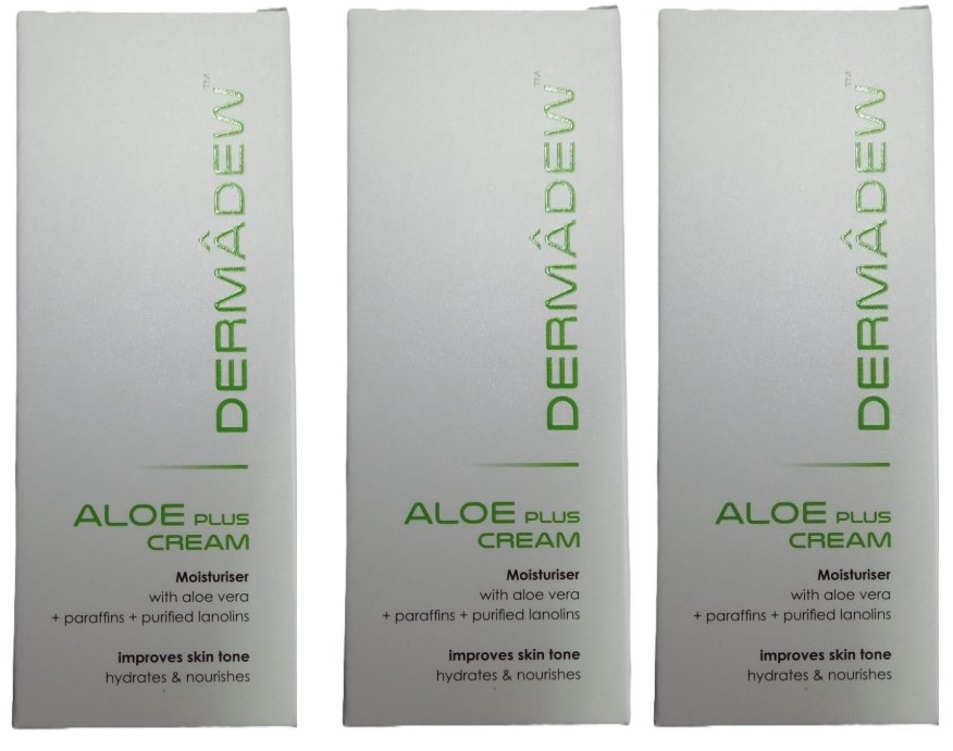 Dermadew Aloe Plus Cream 80gm ,Pack Of 3