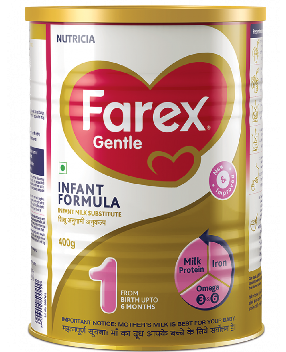 Farex Infant Formula, Stage 1, Up to 6 Months, 400 gm Tin