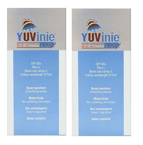 Yuvinie Soft Sunscreen Gel 50gm Pack Of 2