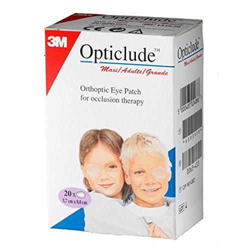3m 1539 Opticlude Eye Patch 3 14 x 2 14 Pack of 20