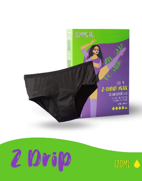 Lemme Be Period Paties For Women Z Drip Max Size - S