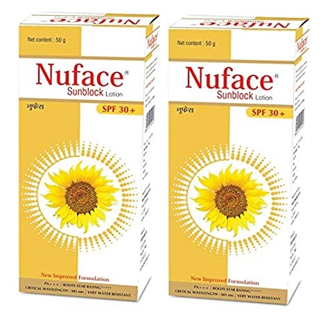 Nuface Sunblock Lotion Spf 30 Pack of 2