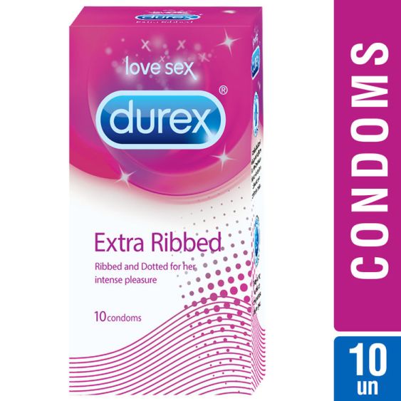 durex Extra Ribbed 10pcs pack of 2