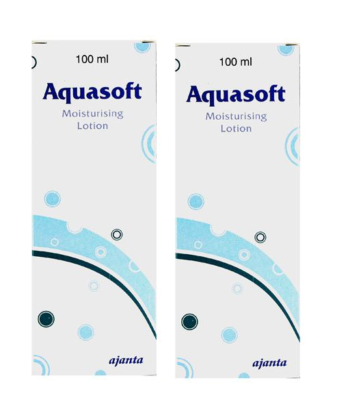 Aquasoft Moisturising Lotion 100ml Pack Of 2