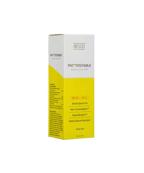 Bello Photostable Sunscreen Gel SPF 40 PA 75g