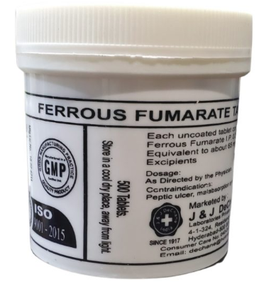 Ferrous Fumarate 500TABLETS