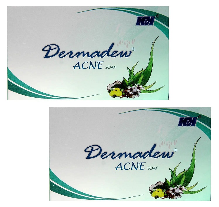 Dermadew Acne Soap 75gm Pack Of 2