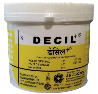 Decil+ 400 Tabs – An Analgesic & Antipyretic