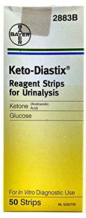 Keto-Diastix Reagent Strips for Urinalysis 50's
