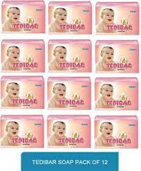 Tedibar Bathing Bar 75 Gm Pack of 12