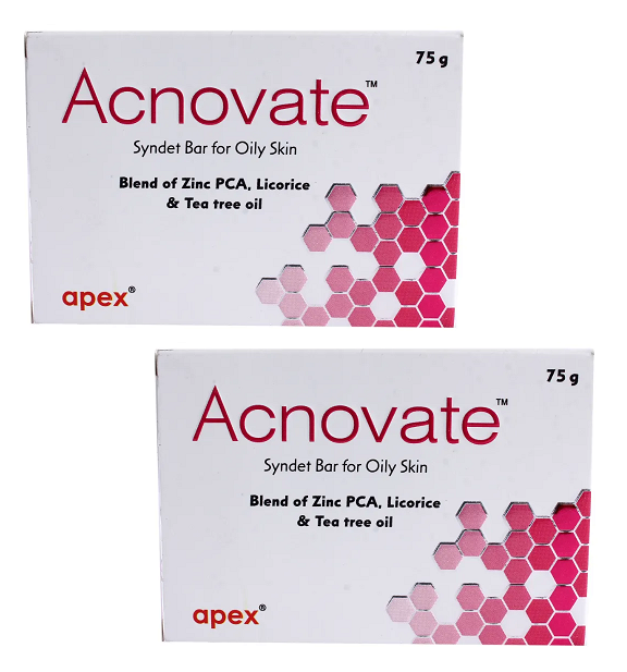 Acnovate Syndet Bar 75gm Pack Of 2