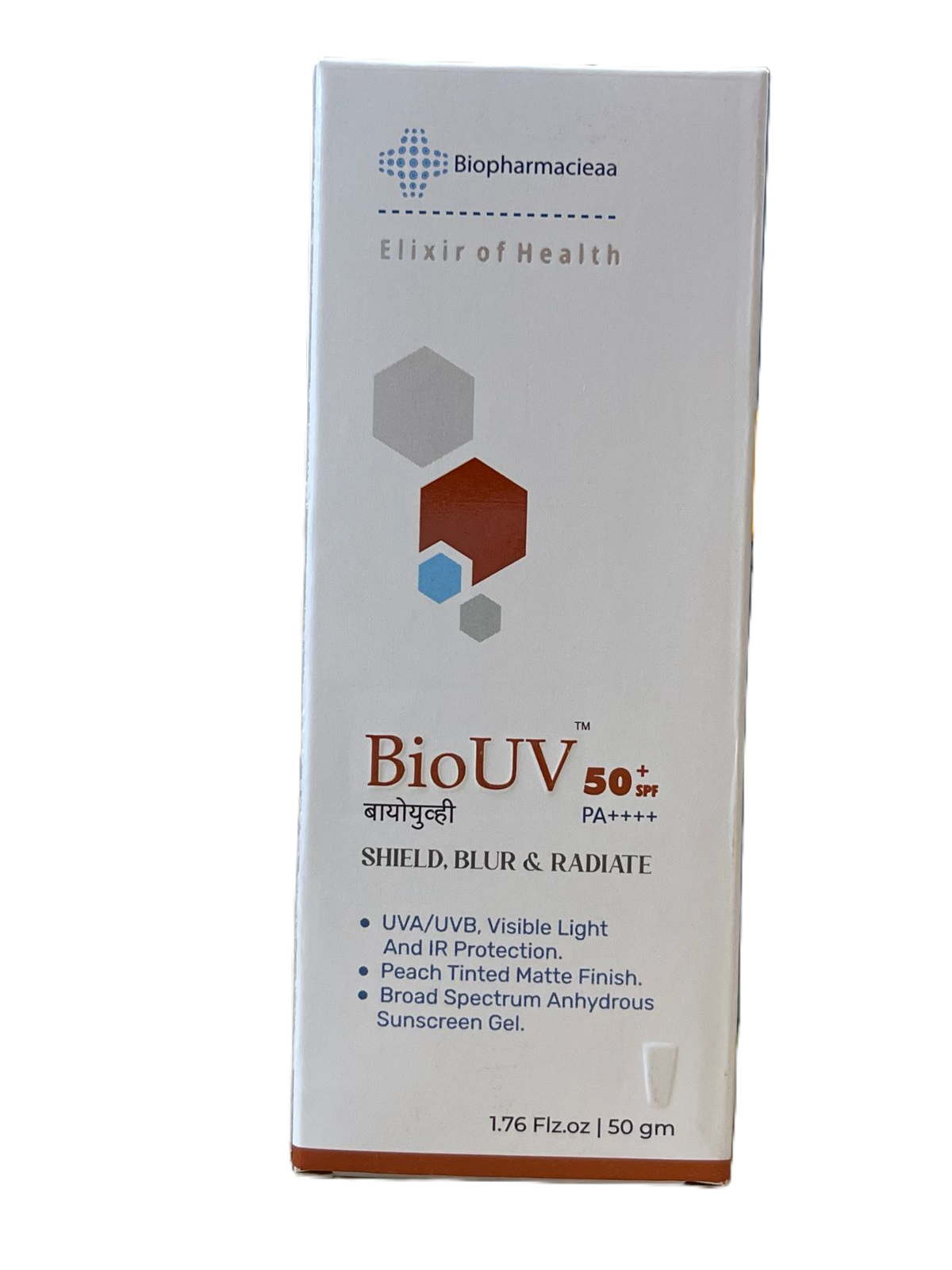Bio Uv 50plus (Tinted and Matte) | 50gm