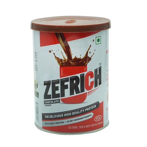 Zefrich Chocolate Flavour Powder 200gm Tin