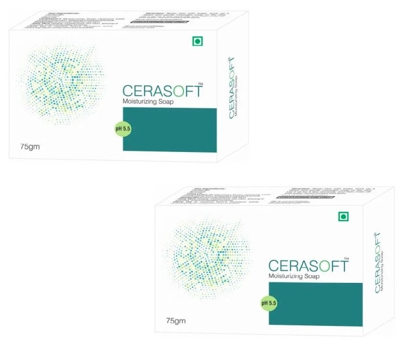 Cerasoft Soap,75g,packof 2