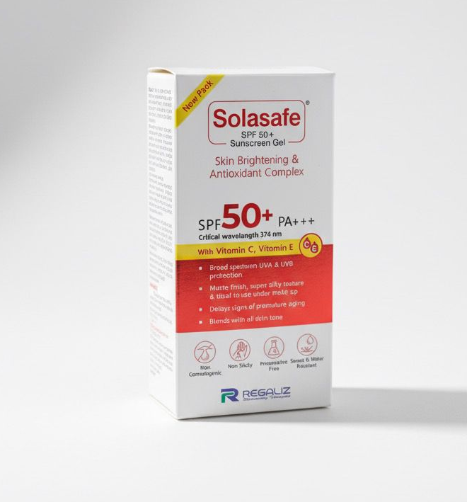 Solasafe Spf 50 Plus Silicone Sunscreen Gel 50gm