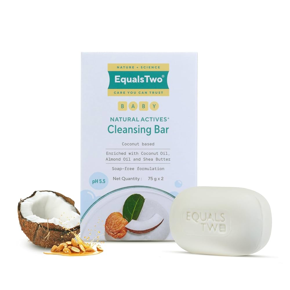 EqualsTwo Baby Cleansing Bar 2x75gm