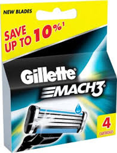 Gillette Mach3 4 Cartridges