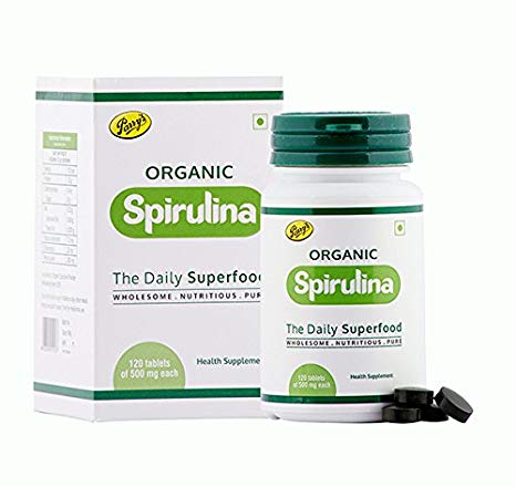  Parry Wellness Organic Spirulina Tablets  120 Tablets 500mg Each 