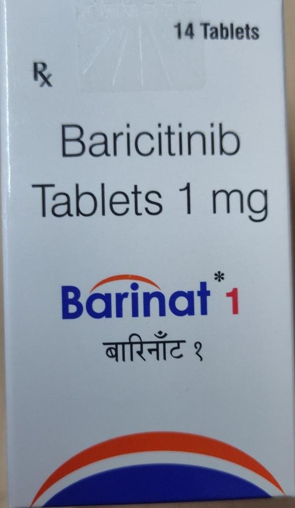 Baricitinib Barinat 1 1mg  14 Tablets