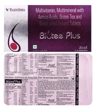 Biotee Plus Tablets,packof 2 (20 Tablets)