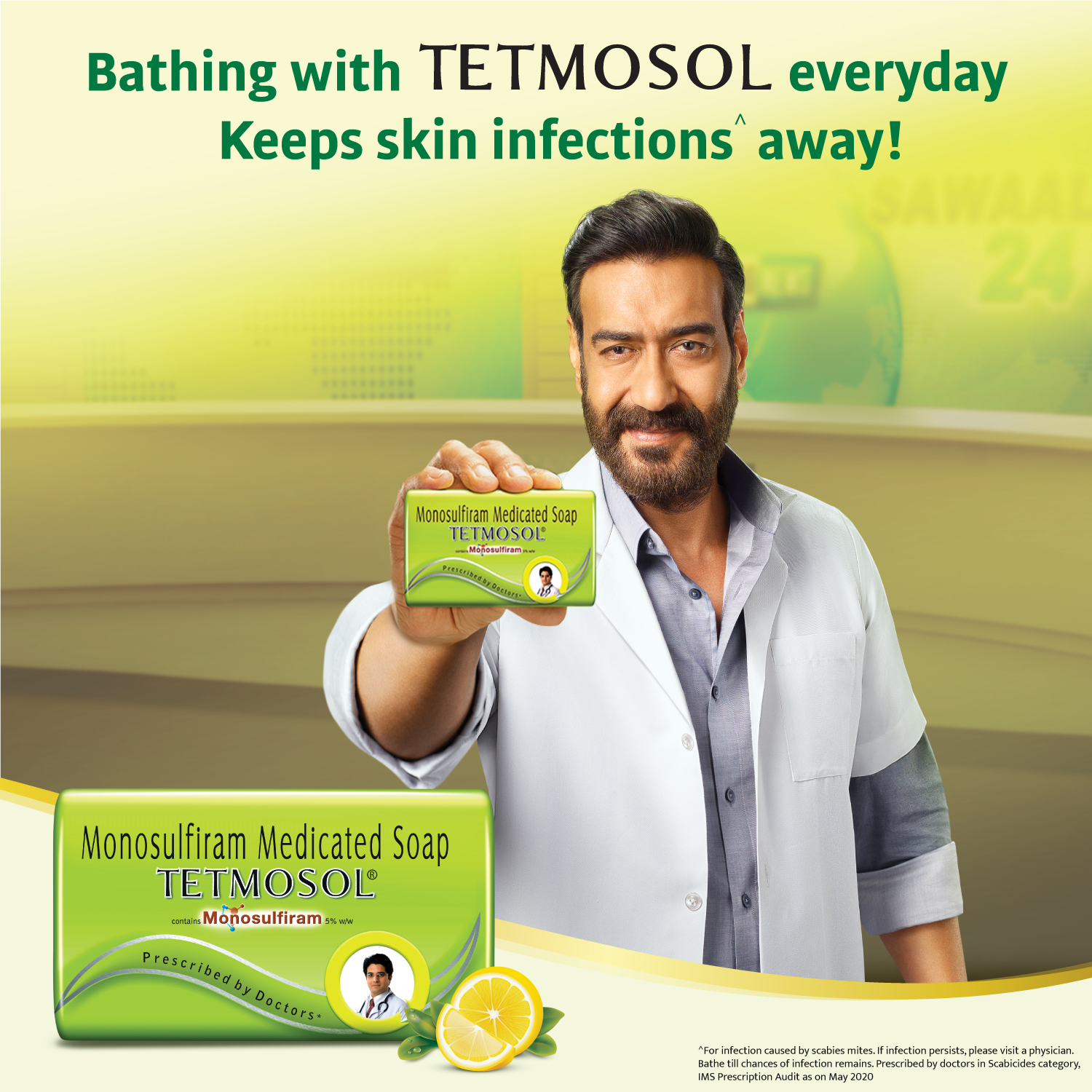 Tetmosol Soap 75gm Pack Of 4