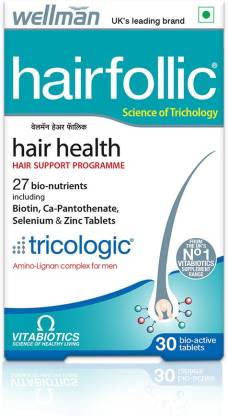 Wellman HairFollic  Hair Supplements 30  Vitamin and Minerals  30 Tablets