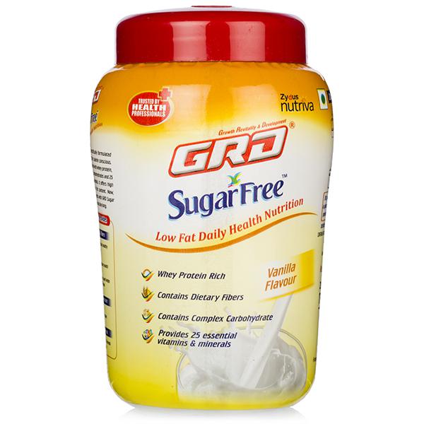 GRD Sugar Free Vanilla Flavour Powder 200gm Jar