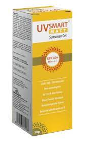 UV Smart  Matt Suscreen Gel SPF40+ PA++++ 50gm