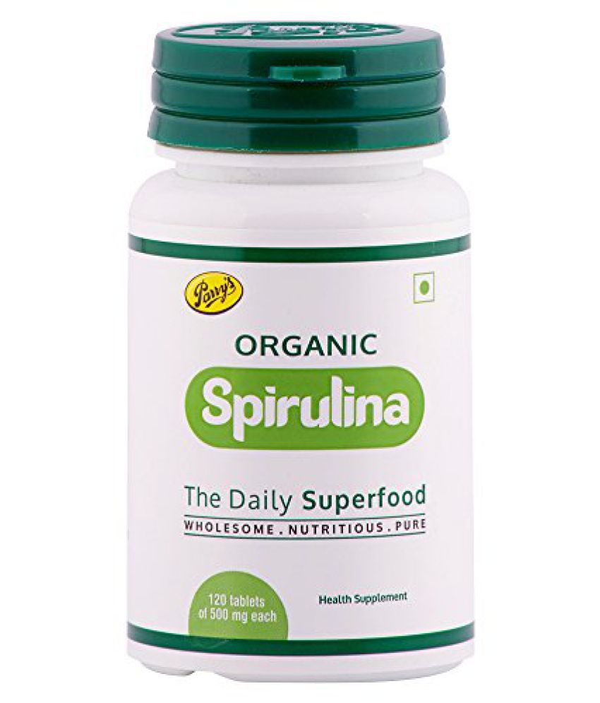 Parry's Organic Spirulina Tablets 120 Tablets - Pack of 2