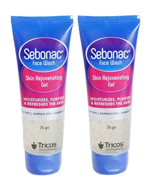 Sebonac Face Wash 75gm Pack Of 2