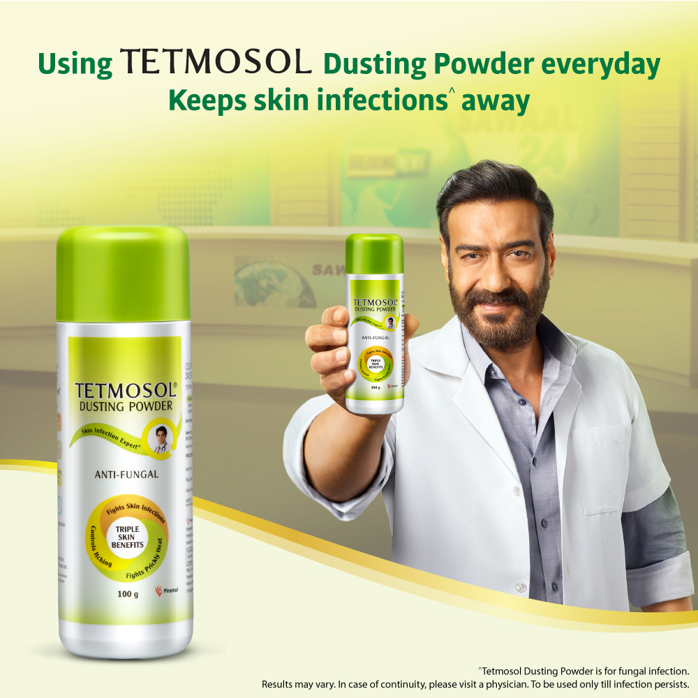 Tetmosol Dusting Powder 100gm Pack Of 2