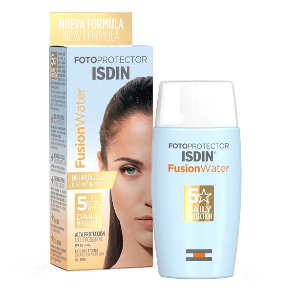 Fotoprotector Isdin Fusion Water Spf 50+ Liquid 50ml