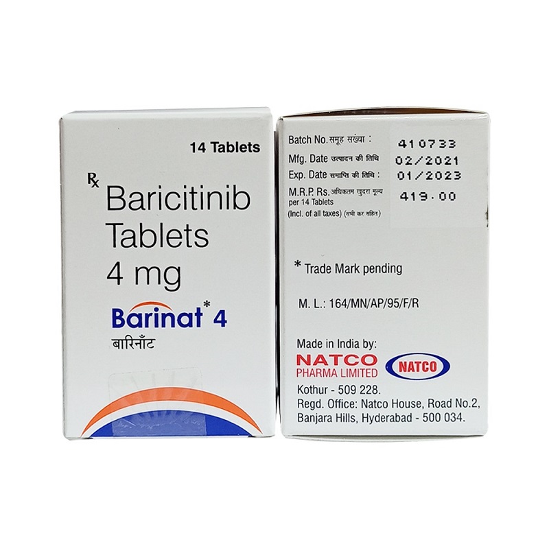 Baricitinib Barinat 4 mg 14 Tablets