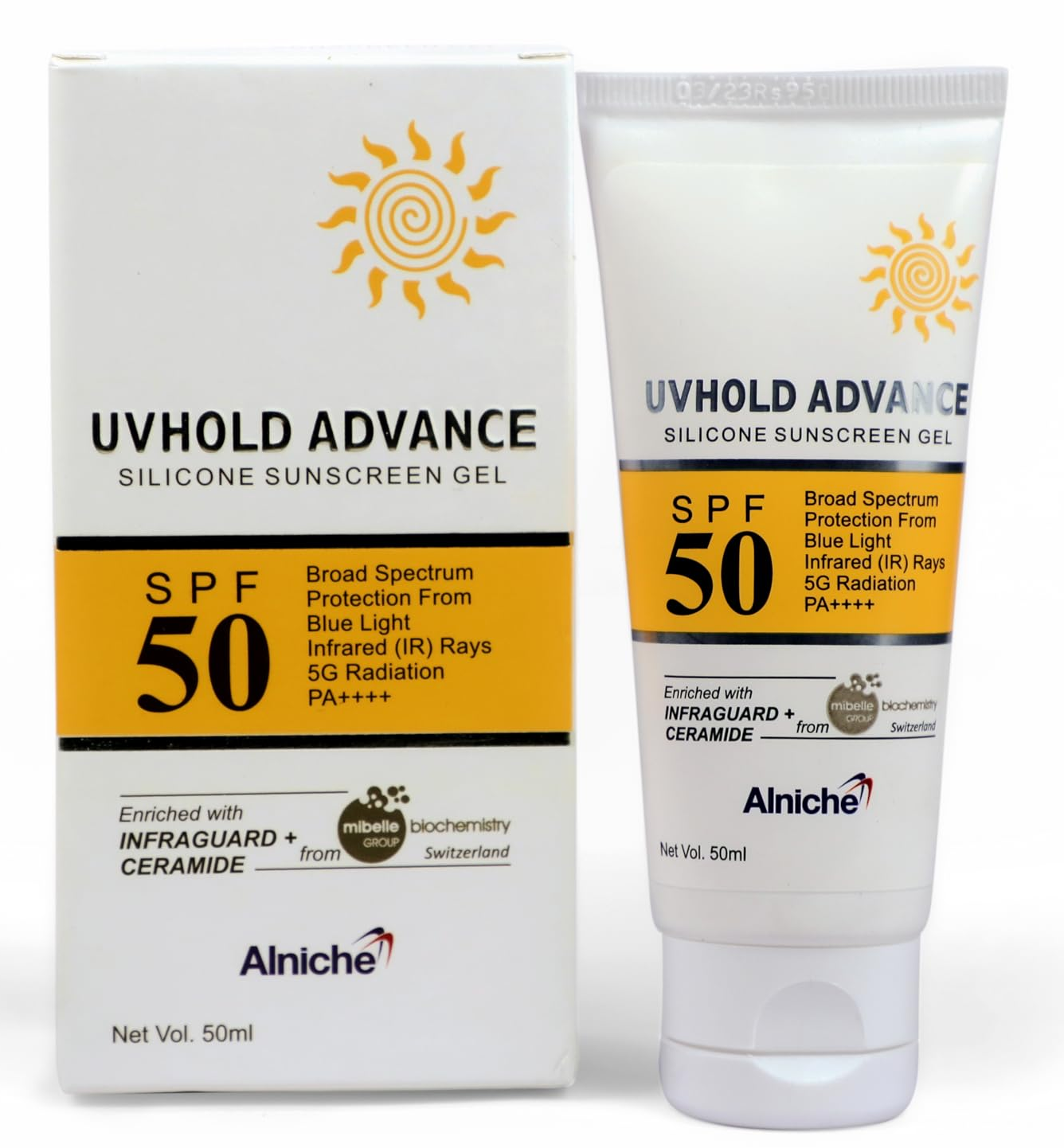 Uvhold Advance Silicon Sunscreen Gel SPF 50