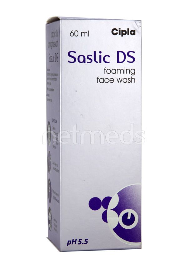 Saslic DS foaming face wash 60ml