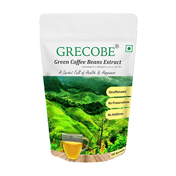 Grecobe Green Coffee Beans Extract - ( pack of 2 ) 25 Sachets 