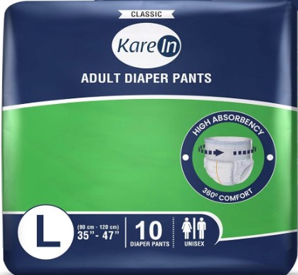 kareIn panty style classic adult diapers size L