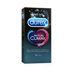 DUREX LOVE SEX MUTUAL CLIMAX 10 CONDOMS  
