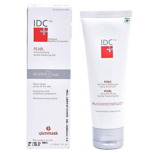 Glenmark IDC Pearl Gel Cleanser 120ml