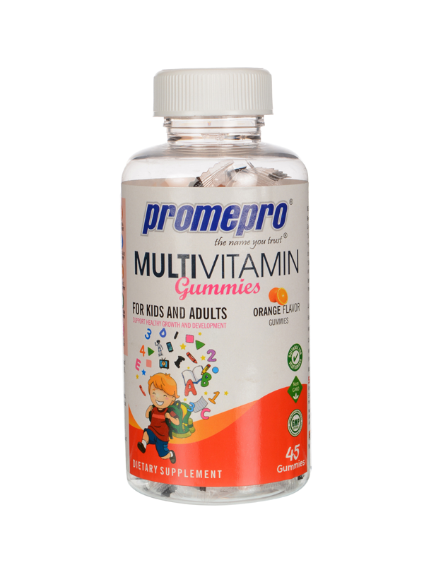 Promepro Multivitamin Gummies - Orange Flavor, 45 Gummies